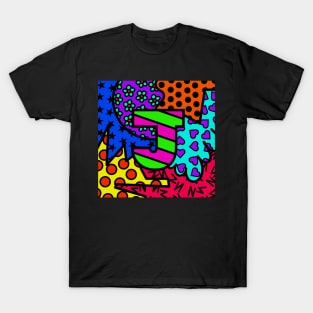 Alphabet Series - Letter J - Bright and Bold Initial Letters T-Shirt